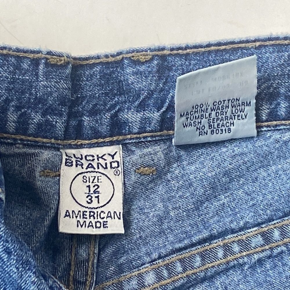 VTG,LUCKY BRAND MADE IN USA WOMEN JEANS SIZE 12 - Picture 13 of 15